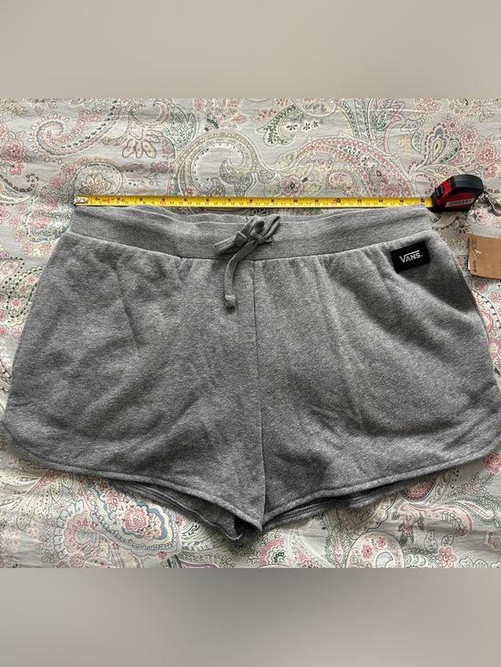 Vans Pants - Vans Women's Heather Gray Drawstring Athletic Fleece Lined Shorts